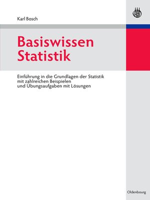cover image of Basiswissen Statistik